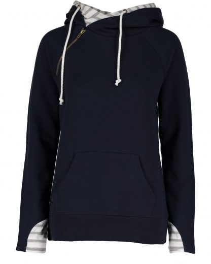 IMG Ladies Striped Double Hoodie - Image 2