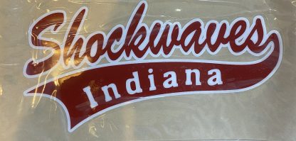 Indiana Shockwaves Car Sticker