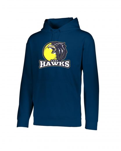 Lady Hawks Performance Sweatshirt Ball Logo - Image 2