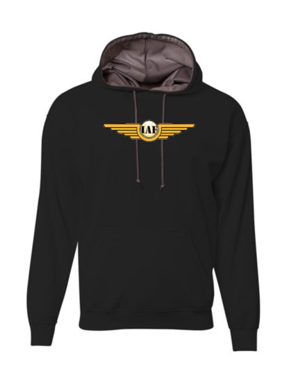 Indiana Assault Fastpitch Black Performance Hoodie (3 logos) - Image 2