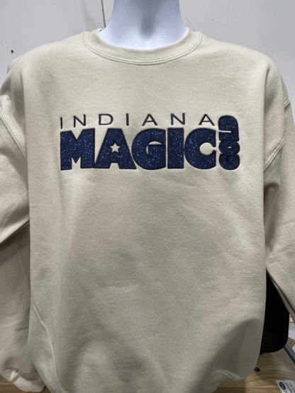 IMG Glitter Embroidery Crew Sweatshirt